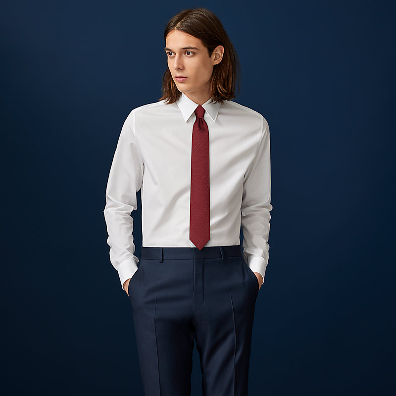 エルメス　CRAVATE FACONNEE TWIL FACONNEE Faconnee Upside Down tie | Hermès USA